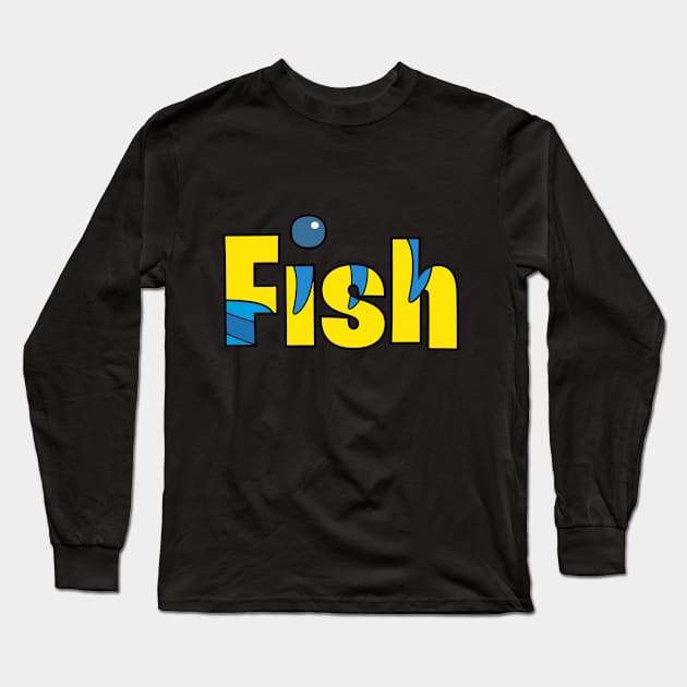 Finding fish Long Sleeve T-Shirt by colouredwolfe11